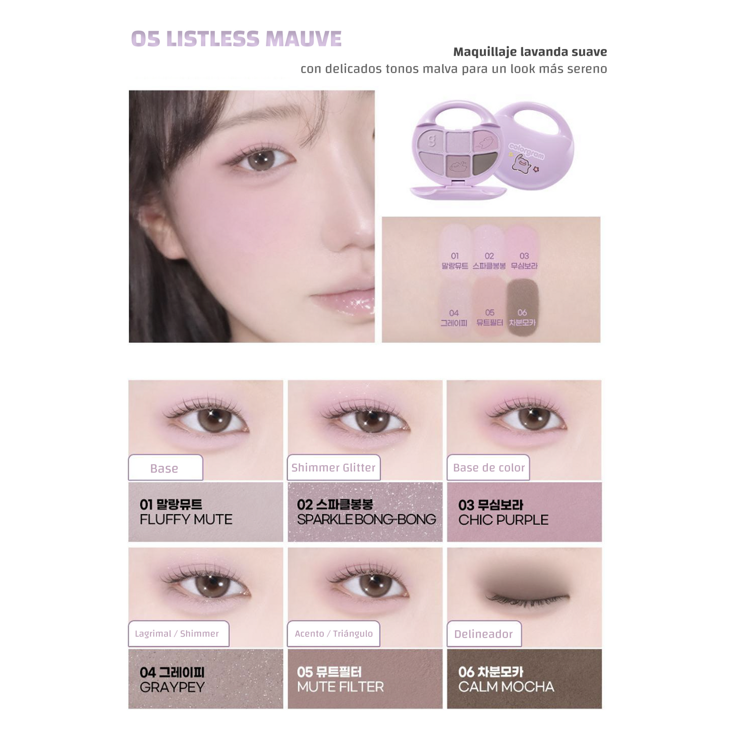 Colorgram Pocket Ring Eye Palette Pokémon Edition