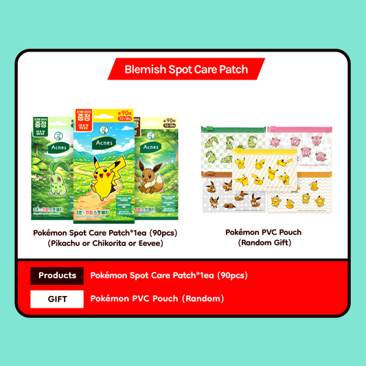 Acnes Pokémon Calming Spot Patch (90 Patches)