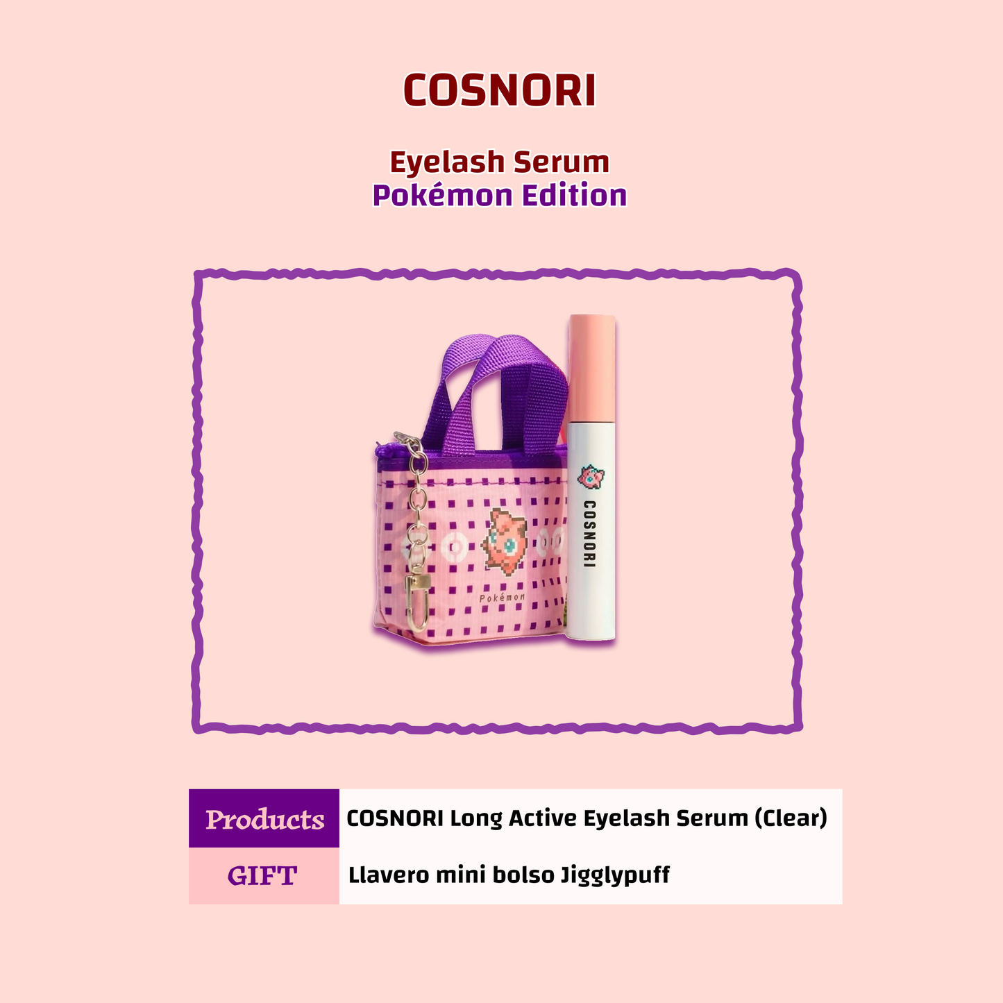 COSNORI Pokémon Eyelash Serum 9g (Clear)