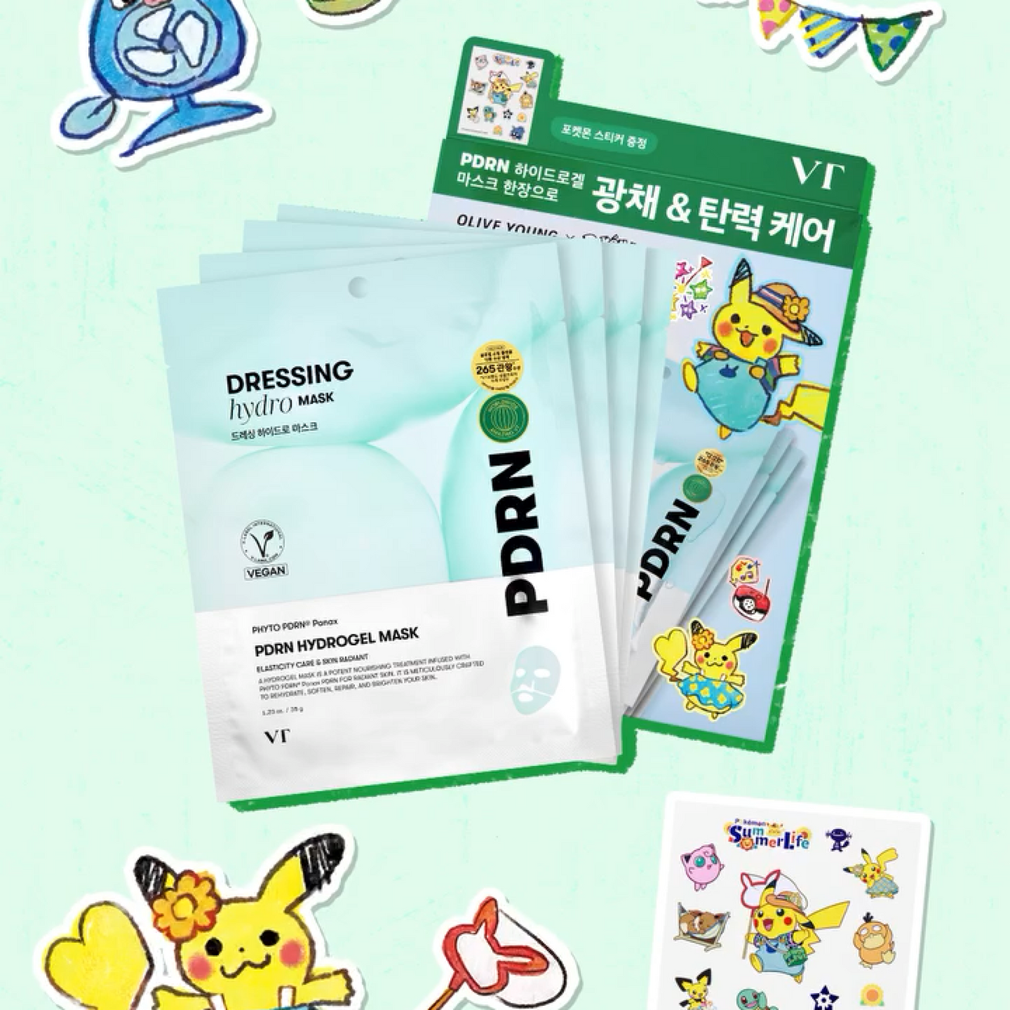 VT PDRN Hydrogel Mask Special Set (4 Sheets)