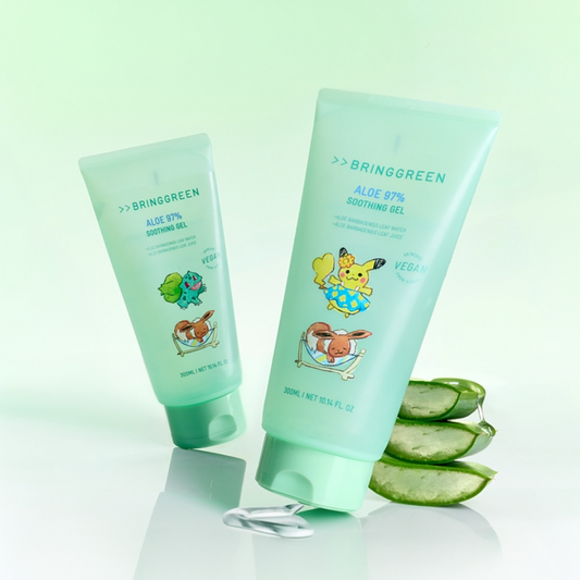 BRINGGREEN Pokémon Aloe 97% Soothing Gel 1+1 Set
