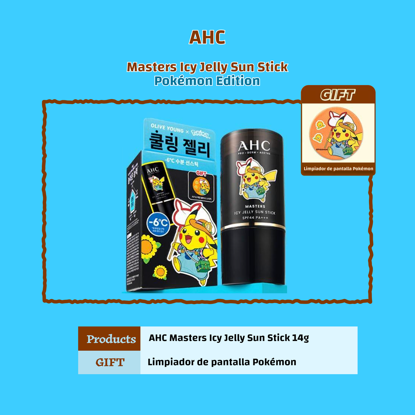 AHC Masters Icy Jelly Sun Stick 14g Set