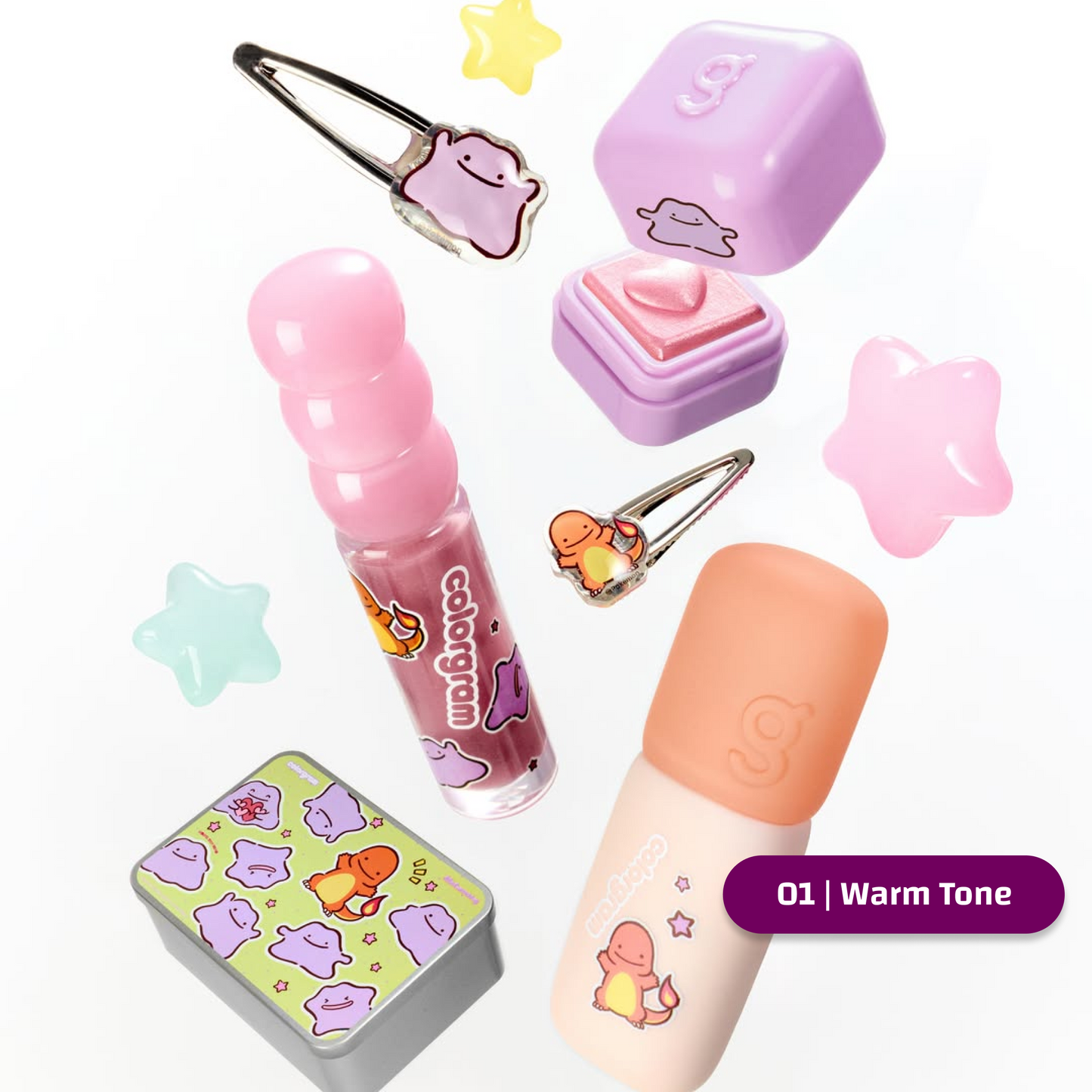 Colorgram Nudy Blur Tint Ditto Set (Warm/Cool) Pokémon Edition