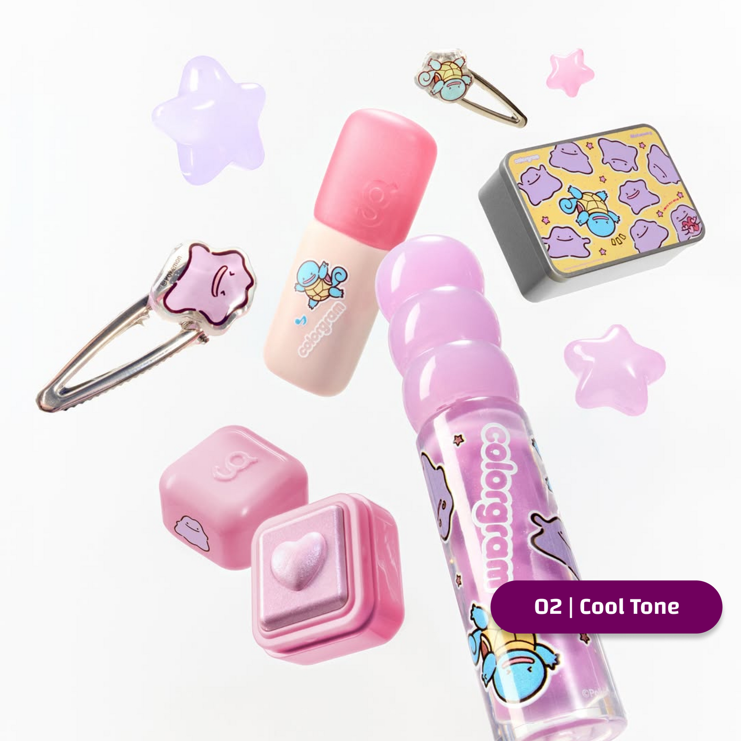 Colorgram Nudy Blur Tint Ditto Set (Warm/Cool) Pokémon Edition